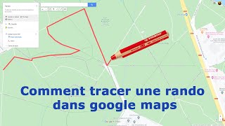 Comment tracer une rando dans google maps [upl. by Micro]