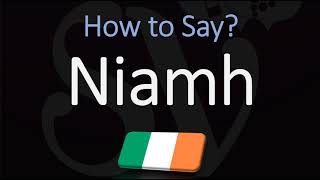 How to Pronounce Niamh CORRECTLY Irish Names Pronunciation [upl. by Jereld992]