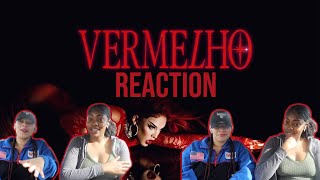 GLORIA GROOVE  VERMELHO CLIPE OFICIAL REACTION [upl. by Munroe]