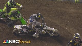 Supercross Round 3 at Anaheim  450SX EXTENDED HIGHLIGHTS  Motorsports on NBC [upl. by Asylem734]