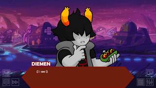 Lets Read Hiveswap Friendsim Ep 2  Diemen Part 1 [upl. by Nahtannoj154]