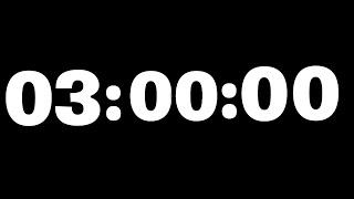 ⏳🌟 ¡Temporizador de 3 Horas  Cuenta Regresiva Ideal para Grandes Tareas 🛠️ [upl. by Belle]