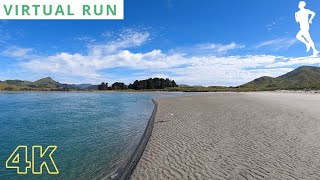 Virtual Run Beach  Virtual Running Videos  40 Minutes 4K UHD 60  GoPro Hero 9 Black [upl. by Beller]