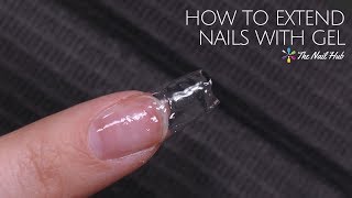 How To Extend Nails with Gel [upl. by Ydda]