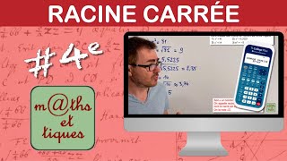 Calculer une racine carrée  Quatrième [upl. by Arrej]