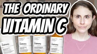 ALL THE ORDINARY VITAMIN C PRODUCTS Dermatologist Review  Dr Dray [upl. by Lennej]