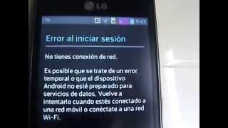 Error al iniciar sesión Google play  SOLUCIÓN AL PROBLEMA [upl. by Alton]