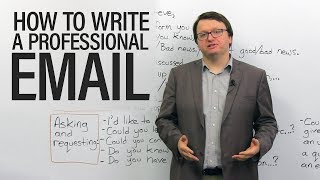 How to write professional emails in English [upl. by Chuipek]