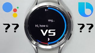 Google Assistant vs Bixby on the Galaxy Watch 4  Whats the REAL difference [upl. by Aneela336]