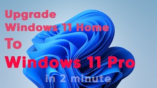 How to Upgrade Windows 11 HOME to PRO [upl. by Casteel]