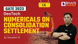 Consolidation Settlement Practice Numericals in Geotech for GATE 2023 Civil Engineering CE Exam [upl. by Ailaza]