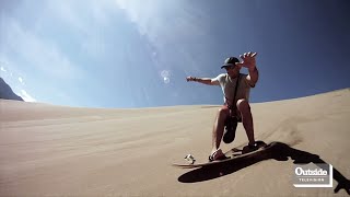 Sandboarding with Mark Pastori [upl. by Atnauqahs]