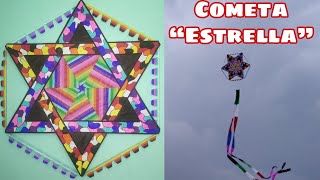 Cómo Hacer un Papalote o Cometa quotEstrellaquot  How to Make Star Kite  Saranggola Star [upl. by Lambertson800]