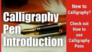 Calligraphy Pen Intro  How to use  Chaitanya Gokhale Calligraphy [upl. by Bruis]