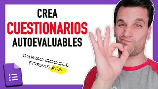 📊 Crea CUESTIONARIOS autoevaluables con Google FORMULARIOS [upl. by Toddy]