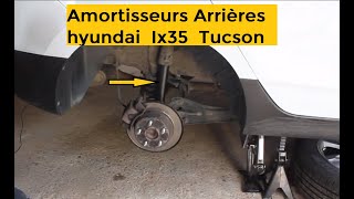 Hyundai IX35 Changement Amortisseurs Arrières [upl. by Onairot]