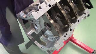 Engine block main bearing bore alignment measurements [upl. by Roane729]