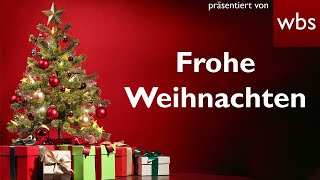 Frohe Weihnachten wünscht die Kanzlei WBS  Anwalt Christian Solmecke [upl. by Joellyn]