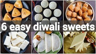 diwali sweets recipes collection  deepavali dessert recipes  easy diwali recipes [upl. by Yelnikcm241]