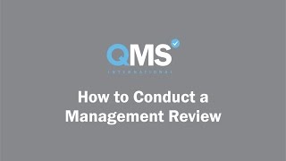 How to Conduct a Management Review [upl. by Tanny]