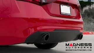 Alfa Romeo Giulia Performance Exhaust Systems by MADNESS Autoworks [upl. by Honoria]