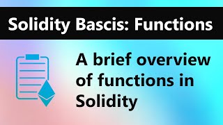 Solidity Tutorial  Basics Functions [upl. by Erised]