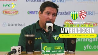 Coletiva Matheus Costa [upl. by Lambert]