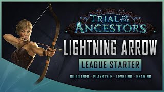 PoE 322 – Lightning Arrow Deadeye – League Starter – Build Guide [upl. by Cristi548]