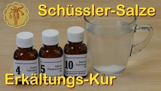 SchüsslerSalze Erkältungskur [upl. by Annazus794]