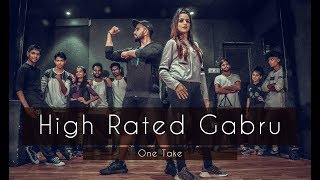 HIGH RATED GABRU  One Take  Guru Randhawa  Tejas Dhoke Choreography  Dancefit Live [upl. by Asiral]