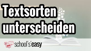 Textsorten unterscheiden  Interaktives Video [upl. by Ridinger]