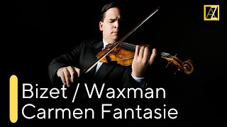 BIZET  WAXMAN Carmen Fantasie  Antal Zalai violin 🎵 classical music [upl. by Mclain]