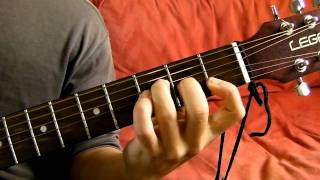 C G Am F Guitar Chord Progression Demonstration [upl. by Whetstone]