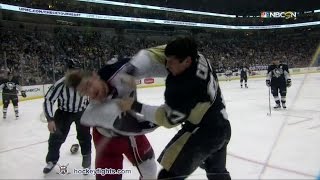 Brandon Dubinsky vs Sidney Crosby Feb 19 2015 [upl. by Mccurdy413]