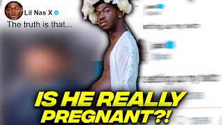 Is Lil Nas X Really Pregnant [upl. by Atalee489]