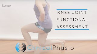 Knee Functional Tests  Clinical Physio [upl. by Dre]