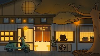 japanese night cafe vibes  a lofi hip hop mix  chill with taiki [upl. by Efram598]