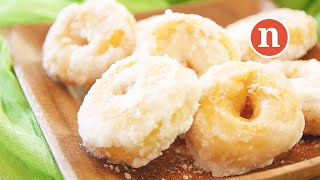 Sweet Potato Donuts  Kuih Keria  Kuih Gelang  Donut Kampung Nyonya Cooking [upl. by Yddur475]