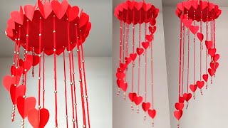 DIY Valentines Day Crafts Idea I Wall Hanging Crafts Idea I Room Decoration Idea I Our Sweet Mom [upl. by Yanetruoc]