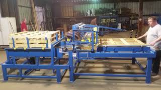 PC II  Pallet Nailing Machine [upl. by Ariaec]