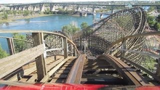 Le Monstre track1 front seat onride HD POV La Ronde [upl. by Sybila]