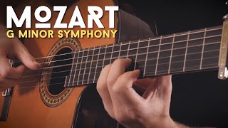 MOZART  Symphony No 40 Gm Guitar Cover  TABs [upl. by Leonidas]