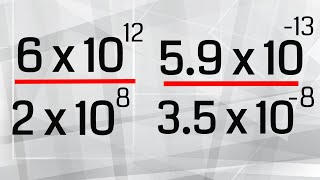 Dividing in Scientific Notation [upl. by Banerjee]