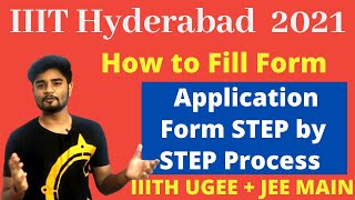 IIIT Hyderabad Form 2023 How to Fill IIIT Hyderabad Form 2022 and IIITH UGEE Exam [upl. by Feledy446]