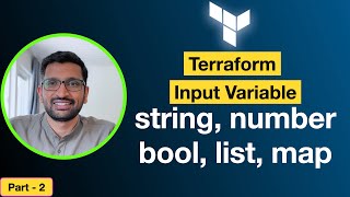 Terraform Input Variable string number bool list map  How to use Terraform Input Variable [upl. by Ynnattirb]