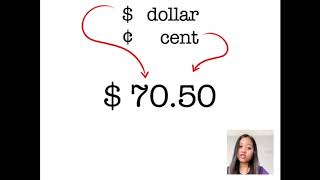 Dollars and Cents  Math Tutorial [upl. by Lokim21]