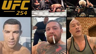 UFC Fighters and other Celebrities Reaction to Khabib Win and Retirement [upl. by Olpe]