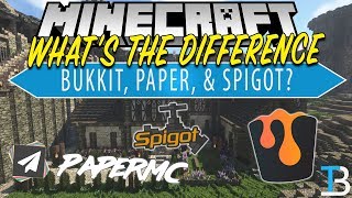 What Is The Difference Between Bukkit Spigot amp Paper [upl. by Egroej]