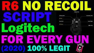 Rainbow Six No Recoil Script Logitech EZ [upl. by Targett]