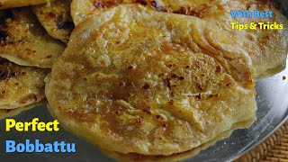 నేతి బొబ్బట్లు  PuranPoli  How to make perfect Bobbatlu at Home in Telugu by Vismai Food [upl. by Yreneh]